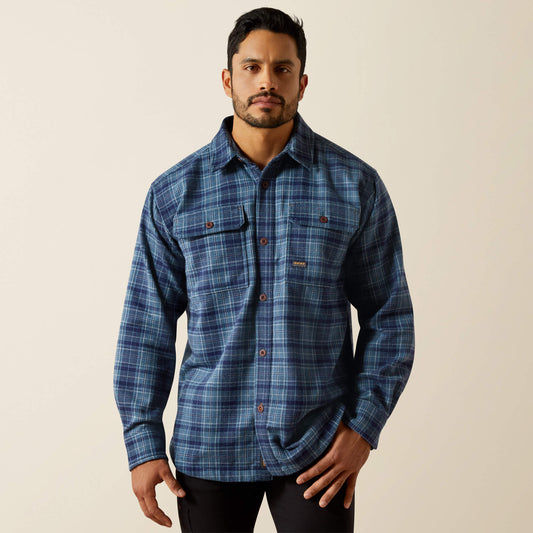 Ariat Featured | Men Rebar Heavy Flannel Work Shirt