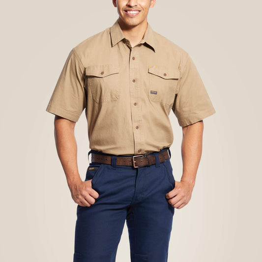 Ariat Featured | Men Rebar Made Tough DuraStretch Work Shirt