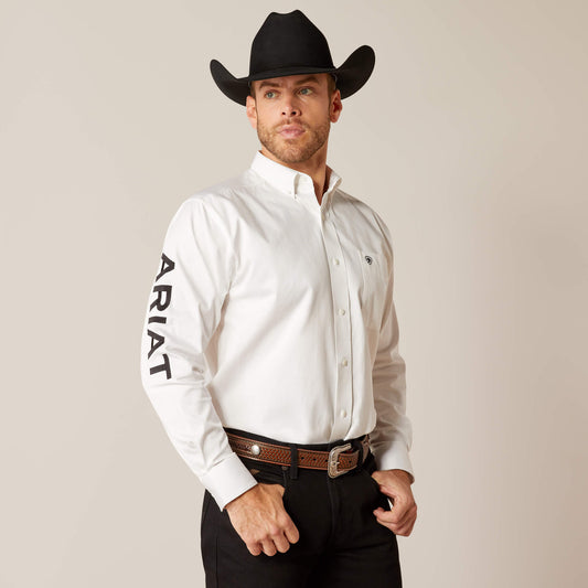 Ariat Exclusive | Men Team Logo Twill Classic Fit Shirt
