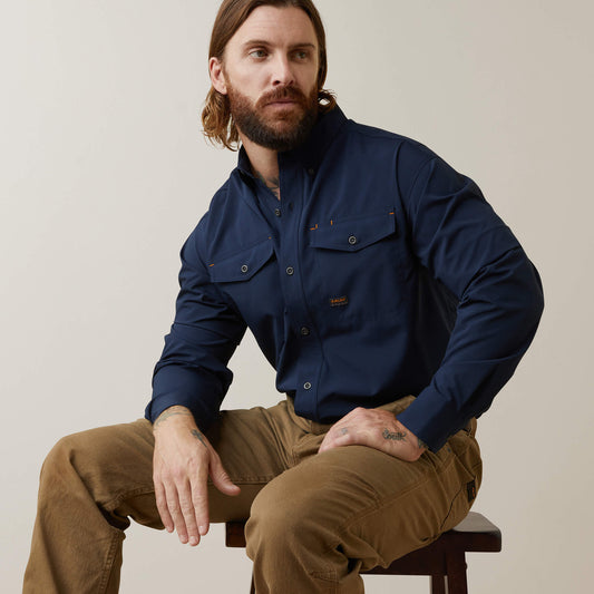 Ariat Featured | Men Rebar Made Tough VentTEK DuraStretch Work Shirt