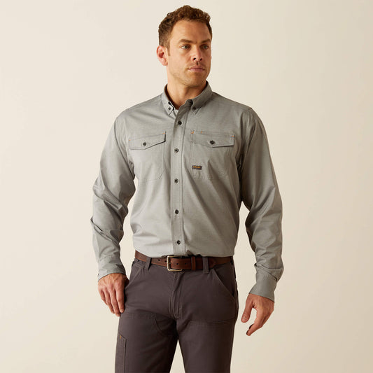 Ariat Best Seller | Men Rebar Made Tough VentTEK DuraStretch Work Shirt