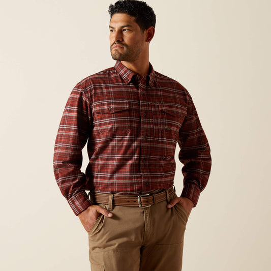Ariat Premium | Men Rebar Flannel DuraStretch Work Shirt
