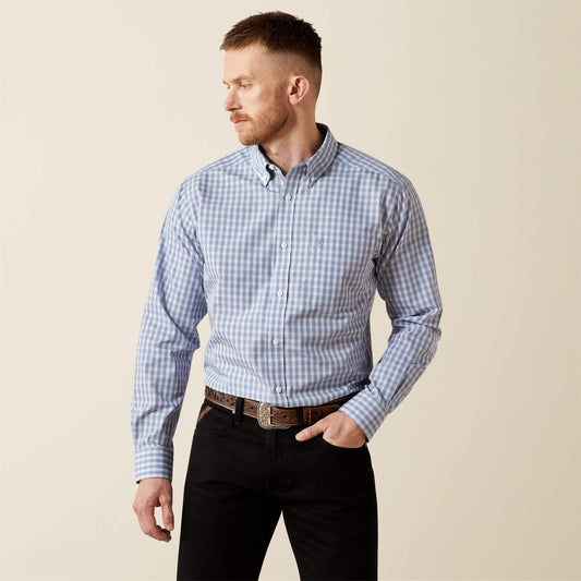 Ariat New | Men Wrinkle Free Brett Fitted Shirt