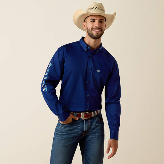 Ariat Trending | Men Team Logo Lightweight Twill Classic Fit Shirt