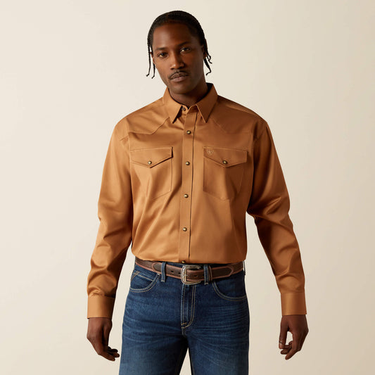 Ariat Exclusive | Men Solid Twill Classic Fit Shirt