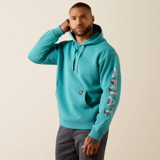 Ariat Featured | Men Rebar Lightweight Logo Hoodie
