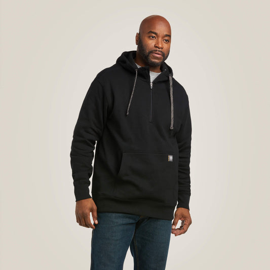 Ariat Exclusive | Men Rebar Workman 1/4 Zip Hoodie