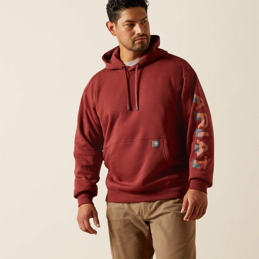 Ariat Recommended | Men Rebar Lightweight Logo Hoodie