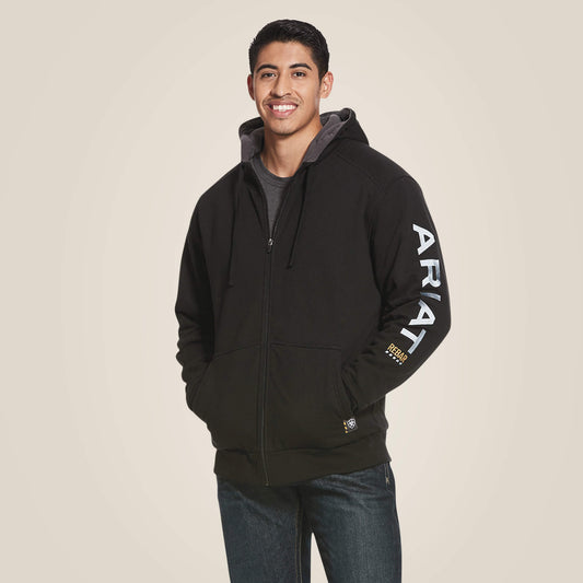 Ariat Popular | Men Rebar All-Weather Full Zip Hoodie