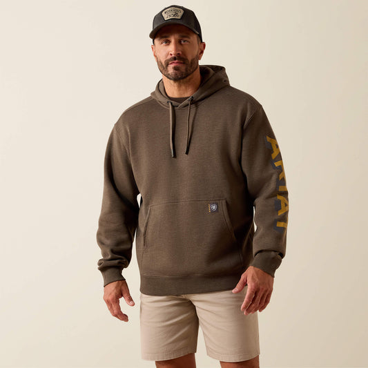 Ariat Recommended | Men Rebar Lightweight Logo Hoodie