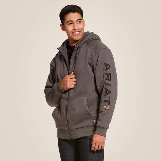 Ariat Exclusive | Men Rebar All-Weather Full Zip Hoodie