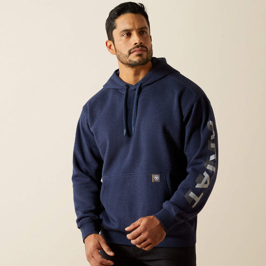 Ariat Premium | Men Rebar Lightweight Logo Hoodie