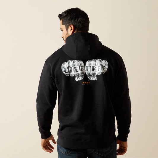 Ariat Trending | Men Rebar Workman Bare Knuckle Hoodie