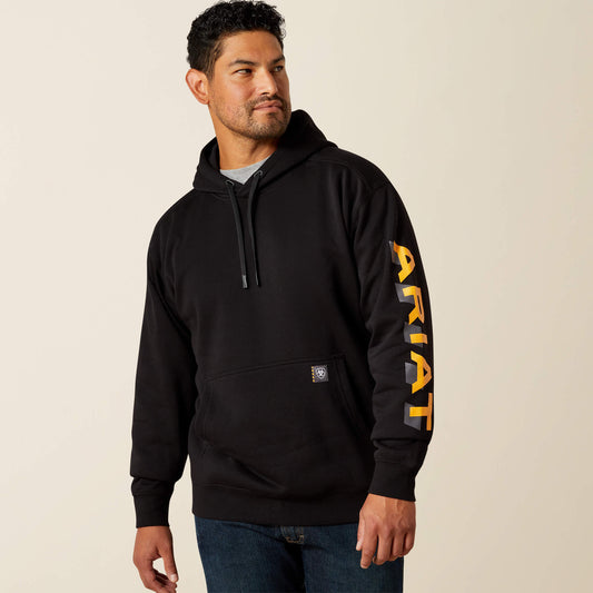 Ariat Recommended | Men Rebar Lightweight Logo Hoodie