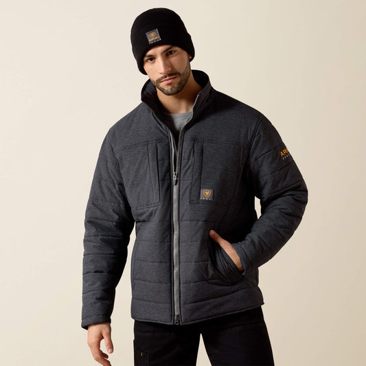 Ariat Popular | Men Rebar Valiant Stretch Canvas Water Resistant Insulated Jacket