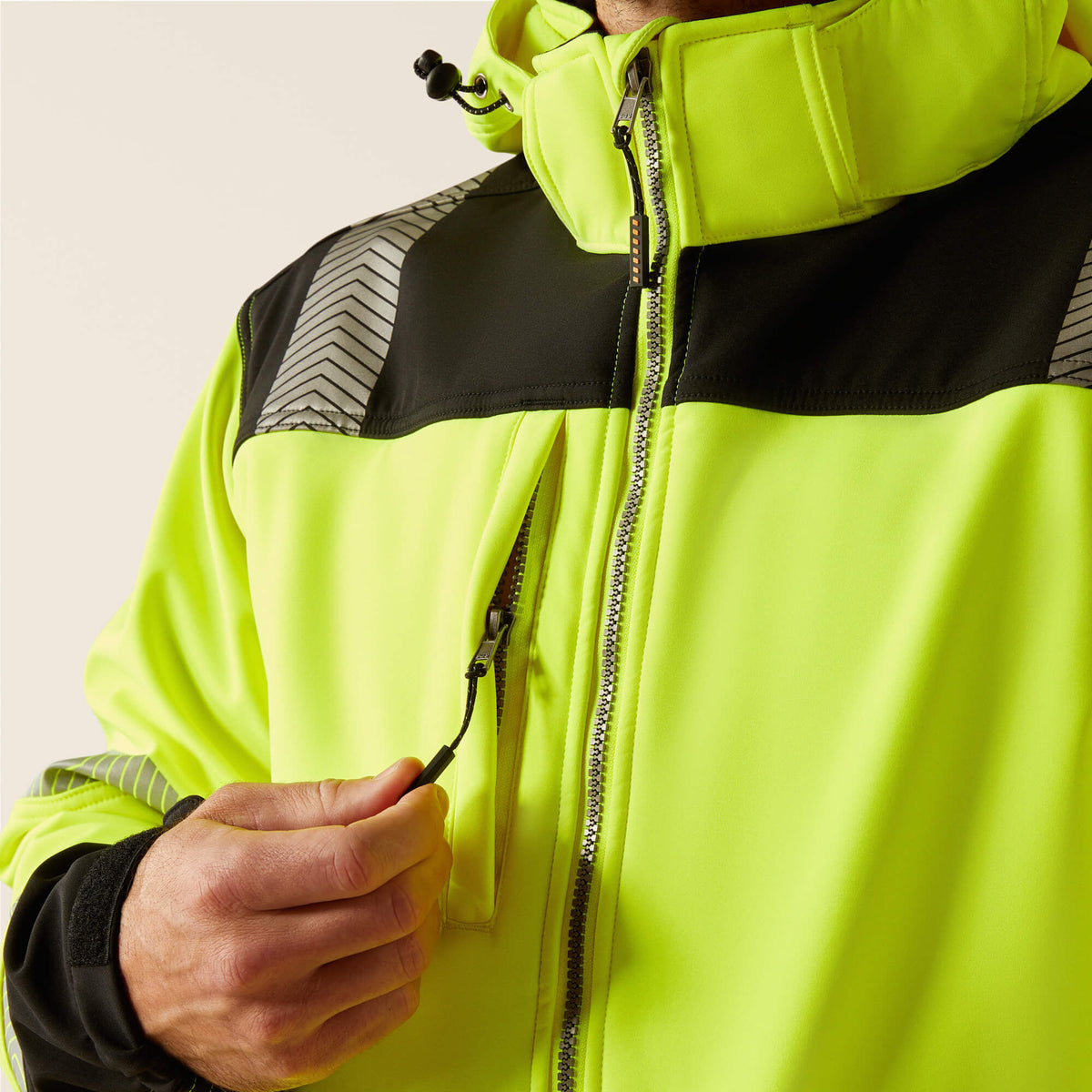 Ariat Recommended | Men Rebar Hi-Vis Softshell Jacket