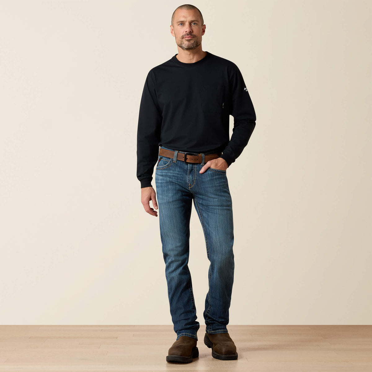 Ariat Trending | Men FR M7 Slim Duralight Stretch Basic Straight Jean