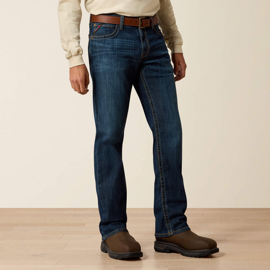 Ariat New | Men FR M4 Relaxed Stretch DuraLight Jett Boot Cut Jean