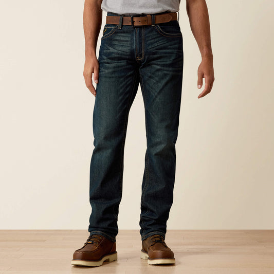 Ariat Popular | Men Rebar M4 Relaxed DuraStretch Edge Stackable Straight Leg Jean