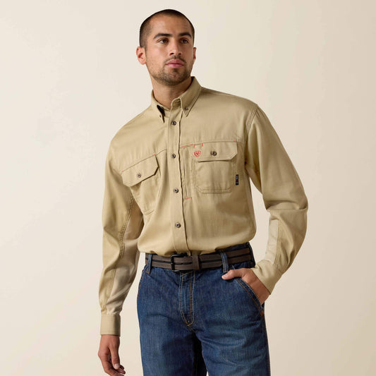 Ariat Recommended | Men FR Solid Vent Work Shirt