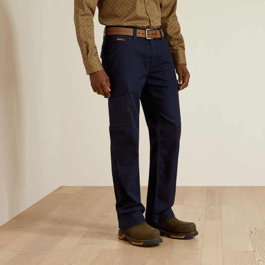 Ariat Featured | Men FR M4 Relaxed Lightweight Cargo DuraStretch Straight Leg Pants