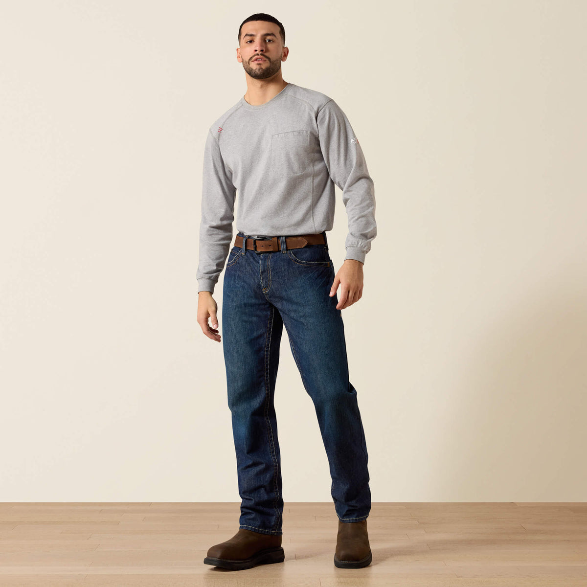 Ariat New | Men FR M3 Loose Basic Stackable Straight Leg Jean