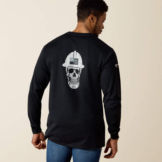 Ariat Featured | Men FR Roughneck Skull Logo T-Shirt