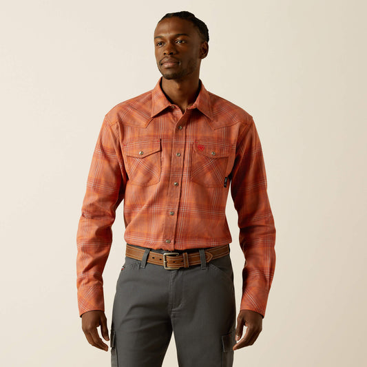 Ariat Trending | Men FR Wayne Retro Fit Snap Work Shirt