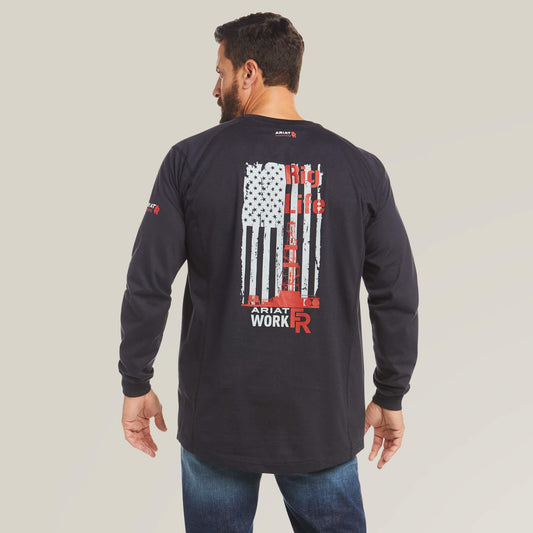 Ariat Trending | Men FR Air Rig Life Graphic T-Shirt