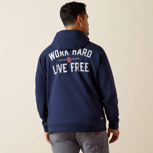 Ariat Best Seller | Men FR DuraStretch Work Hard Live Free Hoodie