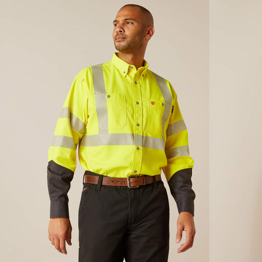 Ariat Best Seller | Men FR Hi-Vis Work Shirt