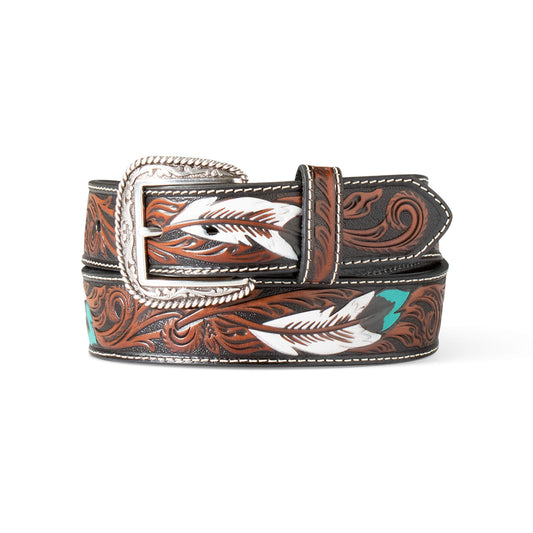Ariat Exclusive | Men Feather Embossed Belt