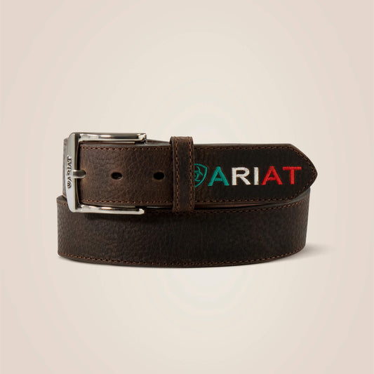 Ariat Featured | Men Mexico embossed logo belt