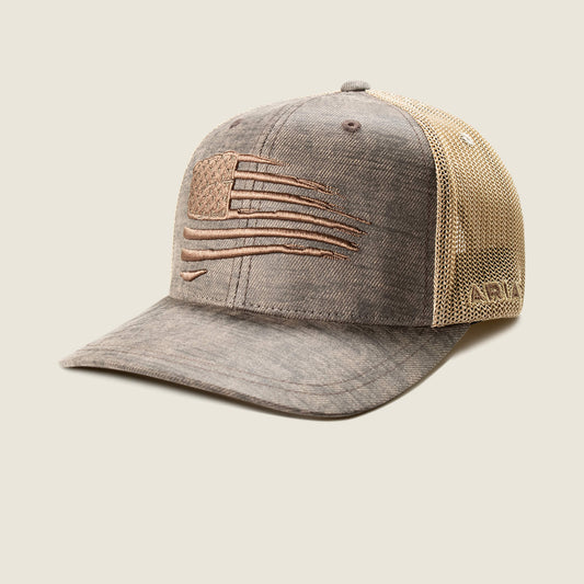 Ariat Recommended | Men Patriot Flag Cap