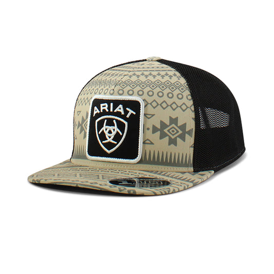 Ariat Premium | Men southwest print logo patch cap
