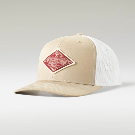 Ariat Exclusive | Men Wine Patch Cap