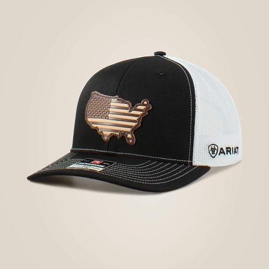 Ariat New | Men Usa flag patch logo cap