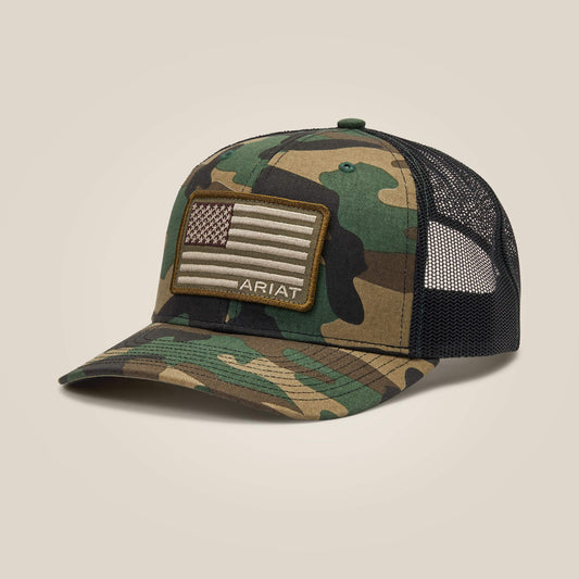 Ariat Featured | Men Flag Patch Cap