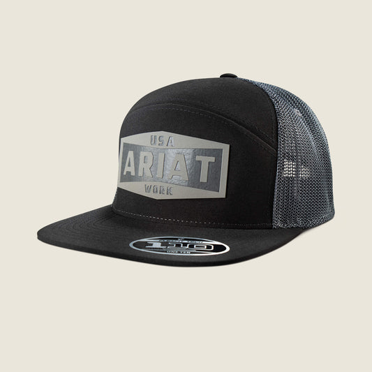 Ariat Featured | Men Ariat Work Leather Badge Snapback Cap