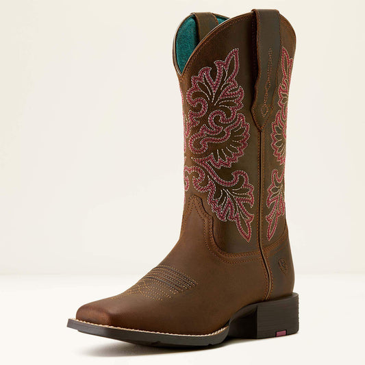 Ariat Premium | Women|Trends Round Up StretchFit Wide Square Toe Western Boot