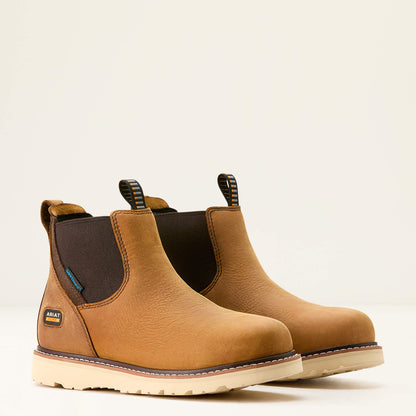 Ariat New | Women Rebar Wedge Chelsea Waterproof Work Boot