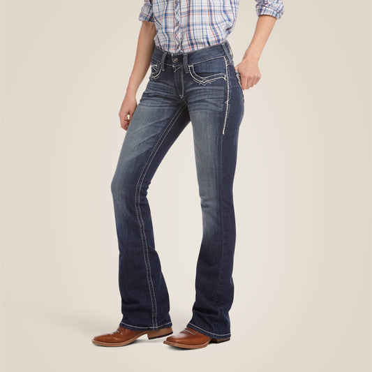 Ariat Exclusive | Women|Trends R.E.A.L. Mid Rise Stretch Entwined Boot Cut Jean