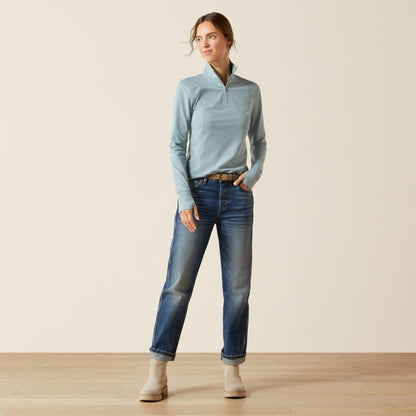 Ariat Featured | Women Gridwork 2.0 1/4 Zip Baselayer