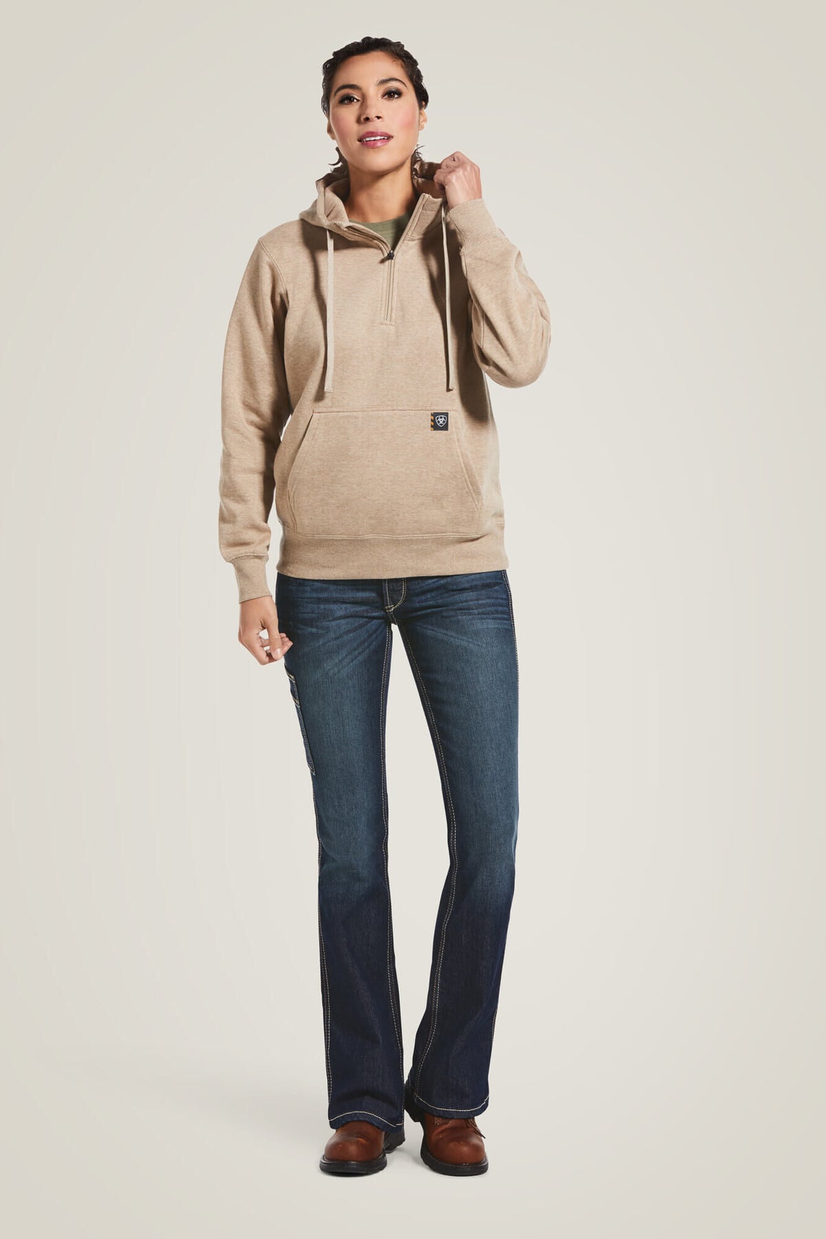 Ariat Popular | Women Rebar Skill Set 1/2 Zip Hoodie