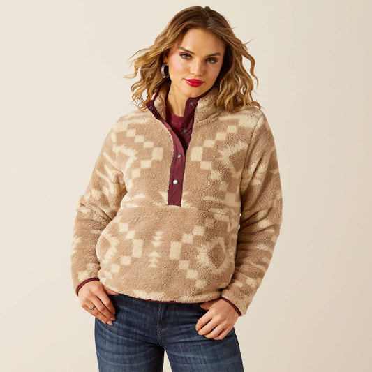 Ariat Recommended | Women|Trends Berber Snap Front Sweatshirt