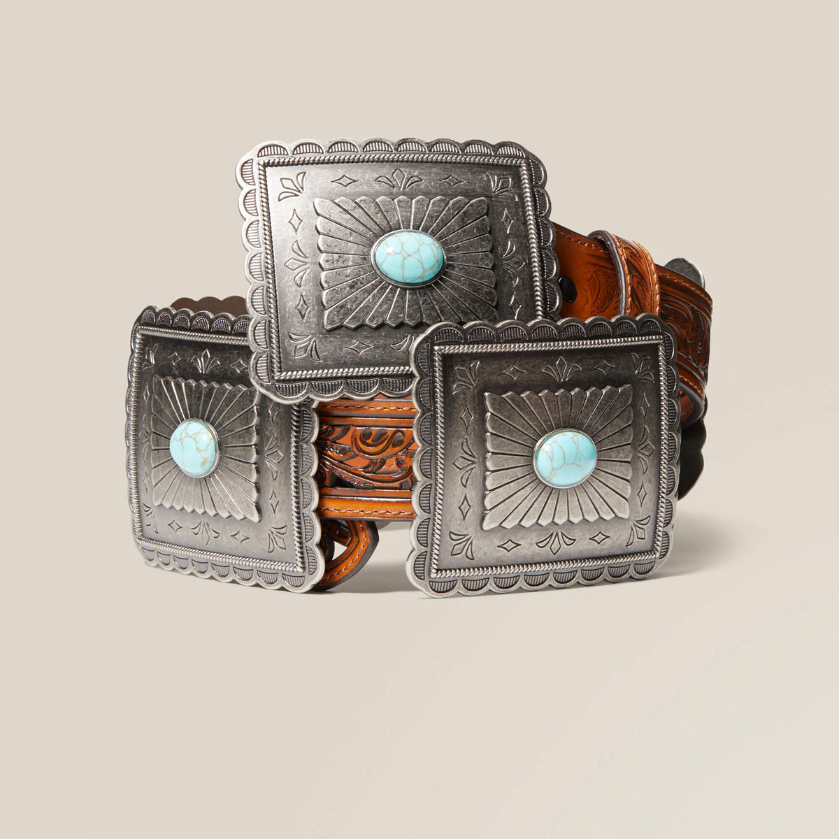 Ariat Trending | Women|Trends Turquoise Burst Concho Belt